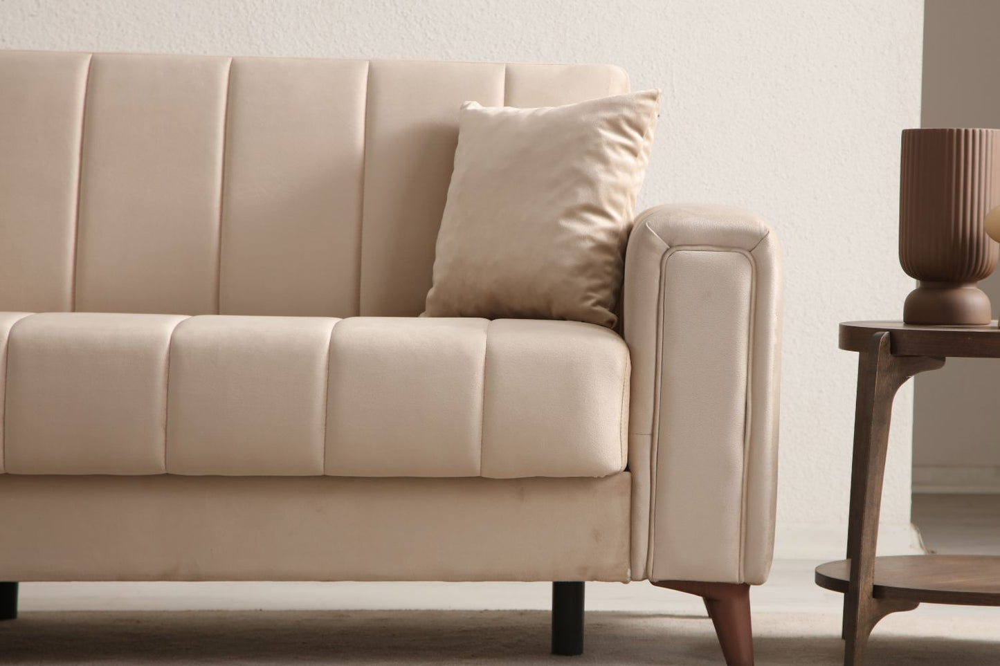 Canapé Nova Velours Beige