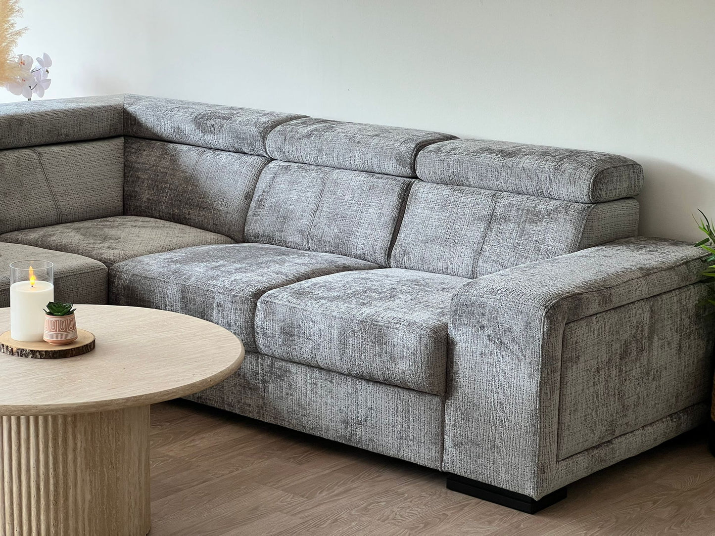 Canapé Convertible Karola gris