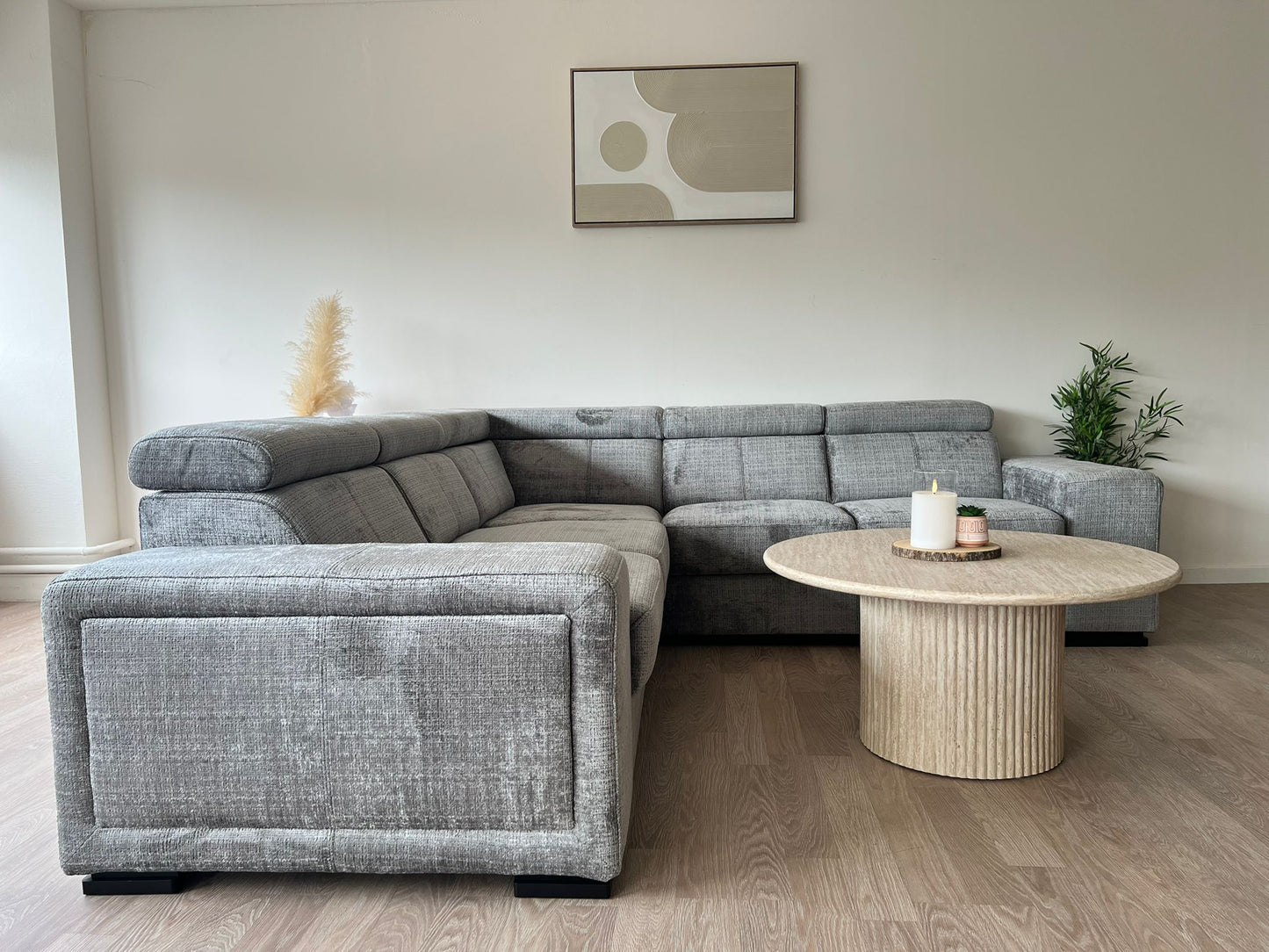 Canapé Convertible Karola gris