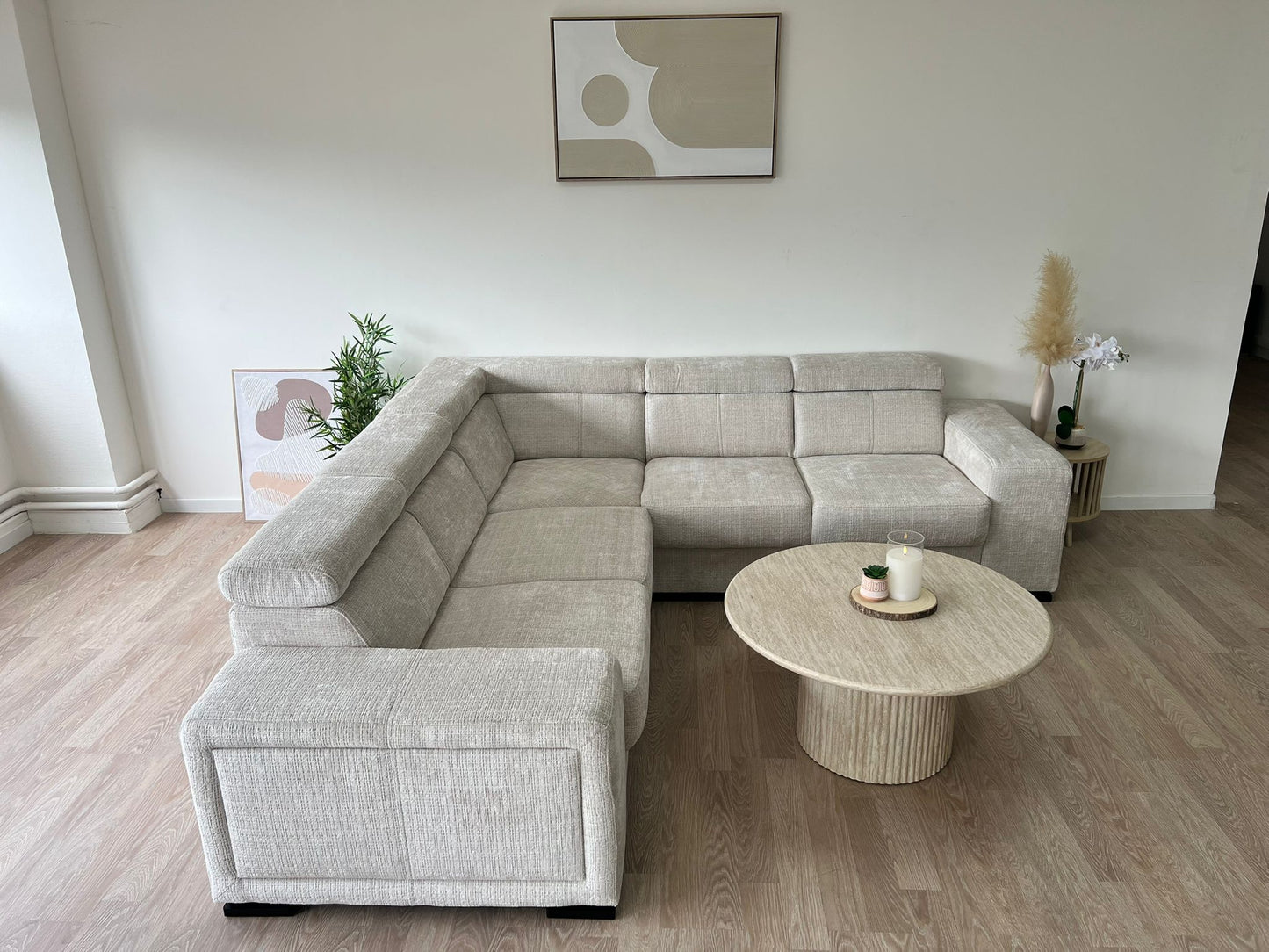 Canapé Convertible Karola Beige
