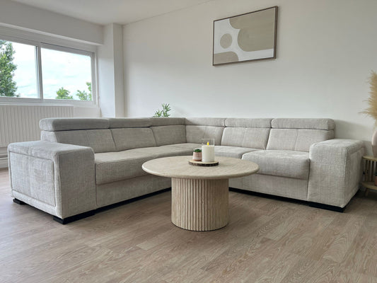 Canapé Convertible Karola Beige