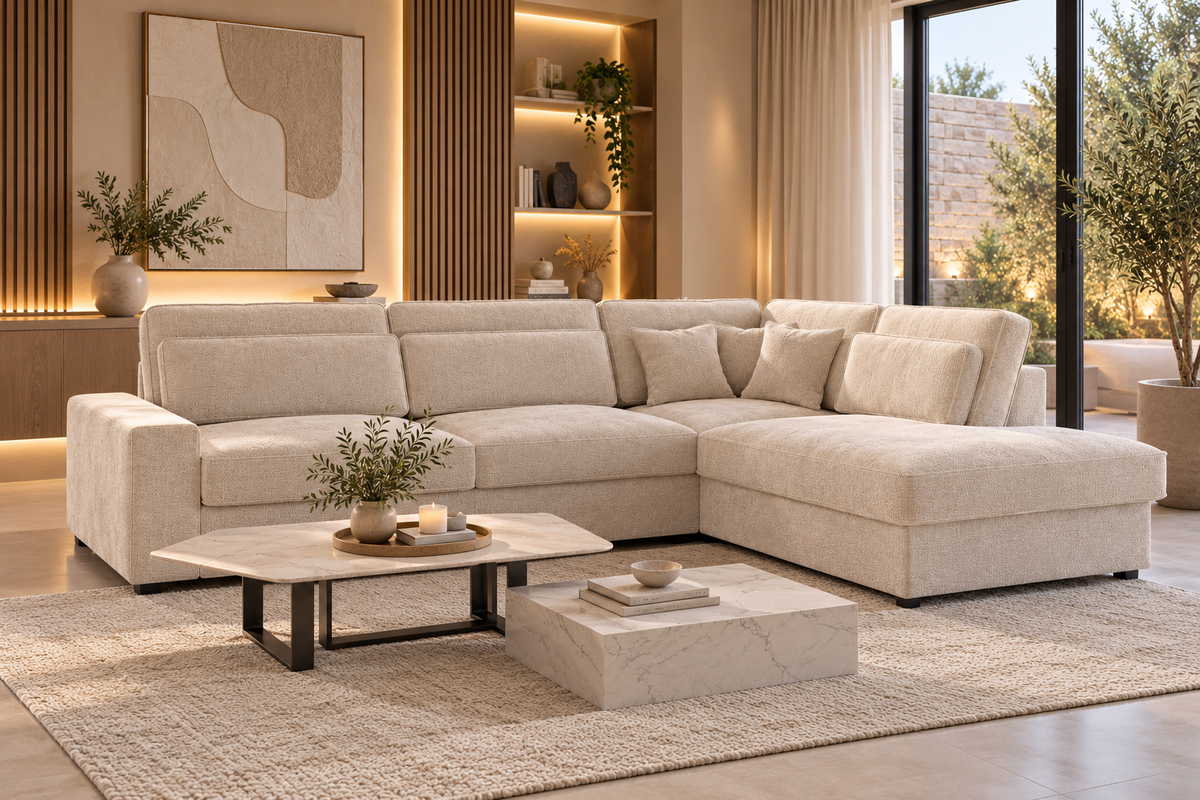 Canapé D'angle Lexus Marbella Beige