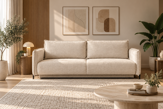 Canapé Amalfi tissus Marbella Beige